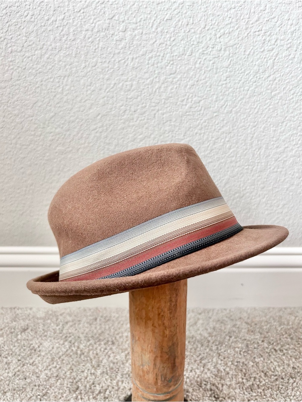 Biltimore 1917 Fedora Brown, Four Seasons Felt 100% Wool Size Large